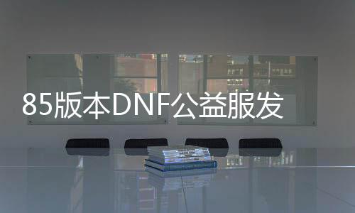 85版本DNF公益服发布网（详解DNF游戏中85版本公益服发布网的特点）