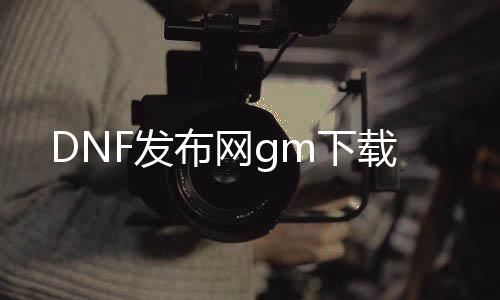 DNF发布网gm下载